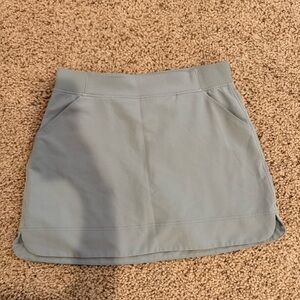32° Cool Athletic Skort M Gray Blue Built In Shorts Pockets Stretch 15”